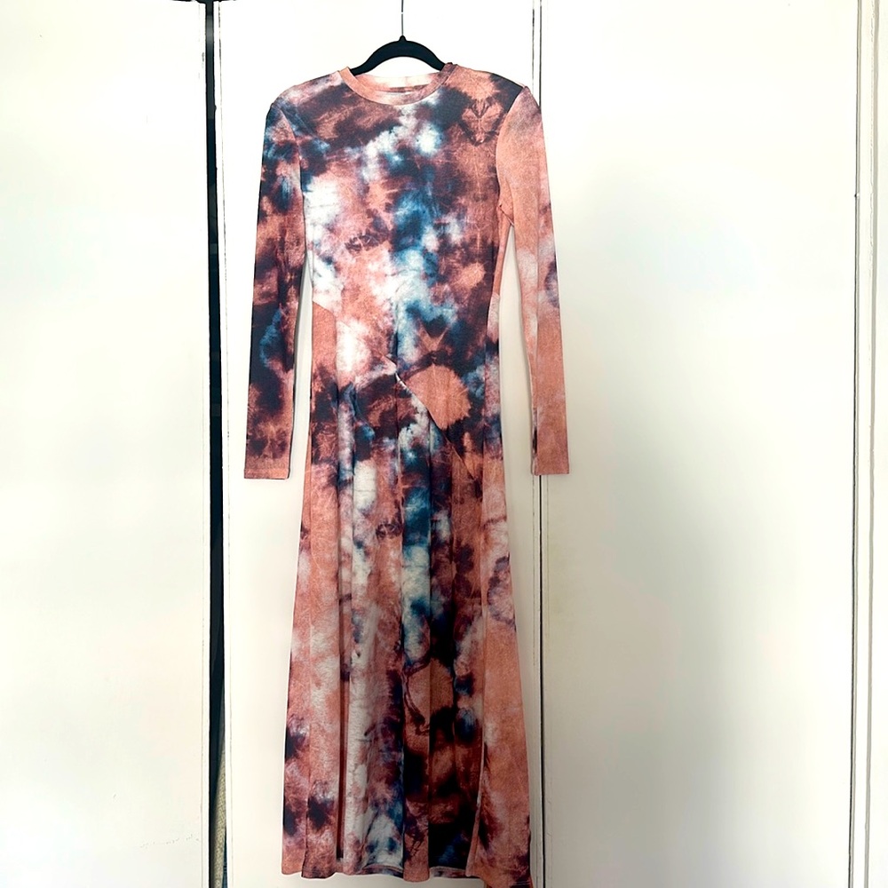 Bardot tie dye dress. Never worn!